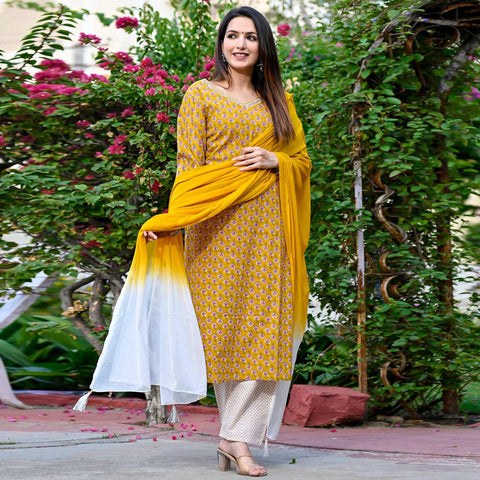 Shop jaipuri print cotton suit sets online shopping- Shalvi – ShalviFashion